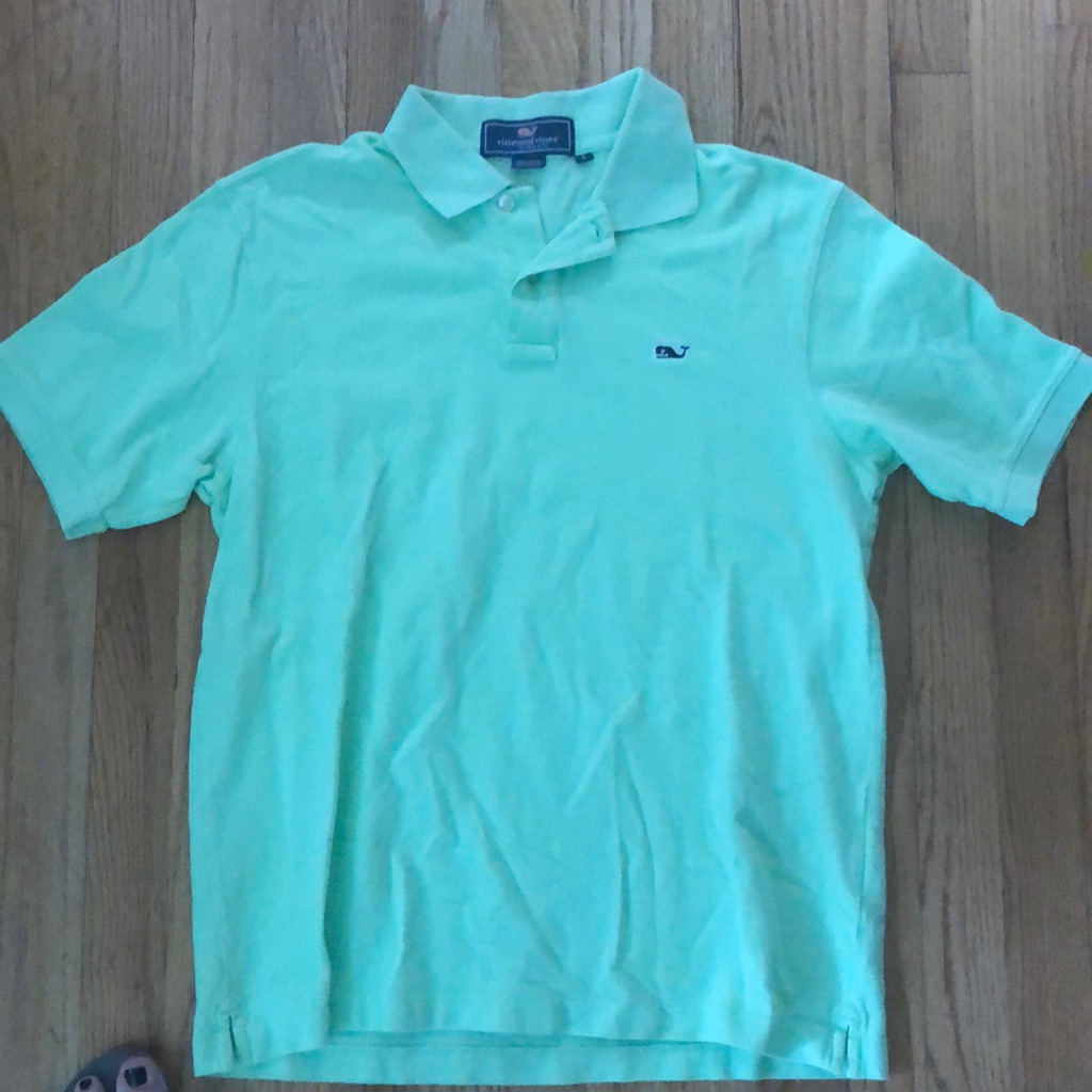 Mens Green Polo Shirt